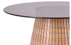 Okrúhly konferenčný stolík Ascoli, 80 cm, svetlý orech