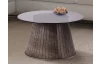 Okrúhly konferenčný stolík Foggia, 60 cm, dub
