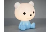 Detská stolná lampička Cutie, modrý medvedík