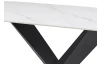 Jedálenský stôl Ventura 180x90 cm, imitácia bieleho mramoru