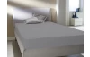 Prestieradlo Flanel 180x200x30 cm, strieborné