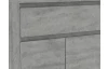 Skrinka so zásuvkou Carlos, šedý beton, 80 cm