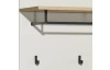Nástenný vešiakový panel Lime, béžový kašmír/dub evoke