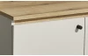 Predsieňová lavica s úložným priestorom Lime 70 cm, béžová kašmír/dub evoke