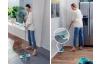 Upratovací set Leifheit PowerClean M, tyrkysový