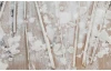 Ručne maľovaný obraz Kvety 120x40 cm, 3D štruktúra
