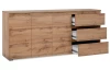 Široká komoda so zásuvkami Image 179 cm, medový dub