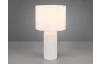 Stolná lampa Blair 36 cm, biela