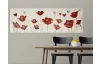 Ručne maľovaný obraz Vlčie maky 120x40 cm, 3D štruktúra