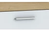 Komoda Brilon, 135 cm, dub artisan/biela