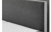 Postel boxspring Aston 160x200 cm, stredne šedá látka