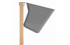 Závesný kôš na bioodpad Cleantex, šedý