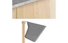 Závesný kôš na bioodpad Cleantex, šedý