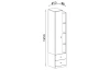 Regál Terrano, šedá/enigma, 4 priehradky