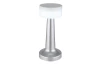 Nabíjacia stolná LED lampa Angelika, nikl/biela