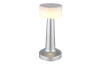 Nabíjacia stolná LED lampa Angelika, nikl/biela