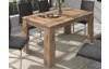 Rozkladací jedálenský stôl Titan 160x90 cm, dub nox