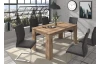 Rozkladací jedálenský stôl Titan 160x90 cm, dub nox
