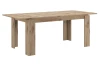 Rozkladací jedálenský stôl Titan 160x90 cm, dub nox