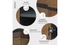 Predsieňová lavica na topánky Fargo, dub evoke/grafit