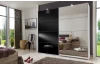 Posuvné dvere ku korpusu skrine šírky 225 cm Easy Plus, zrkadlo