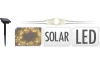 Solárna reťaz 100 LED, teplá biela