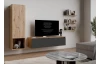 Polica na stenu Asko Living, 60 cm, dub artisan