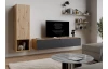 Polica na stenu Asko Living, 60 cm, dub artisan